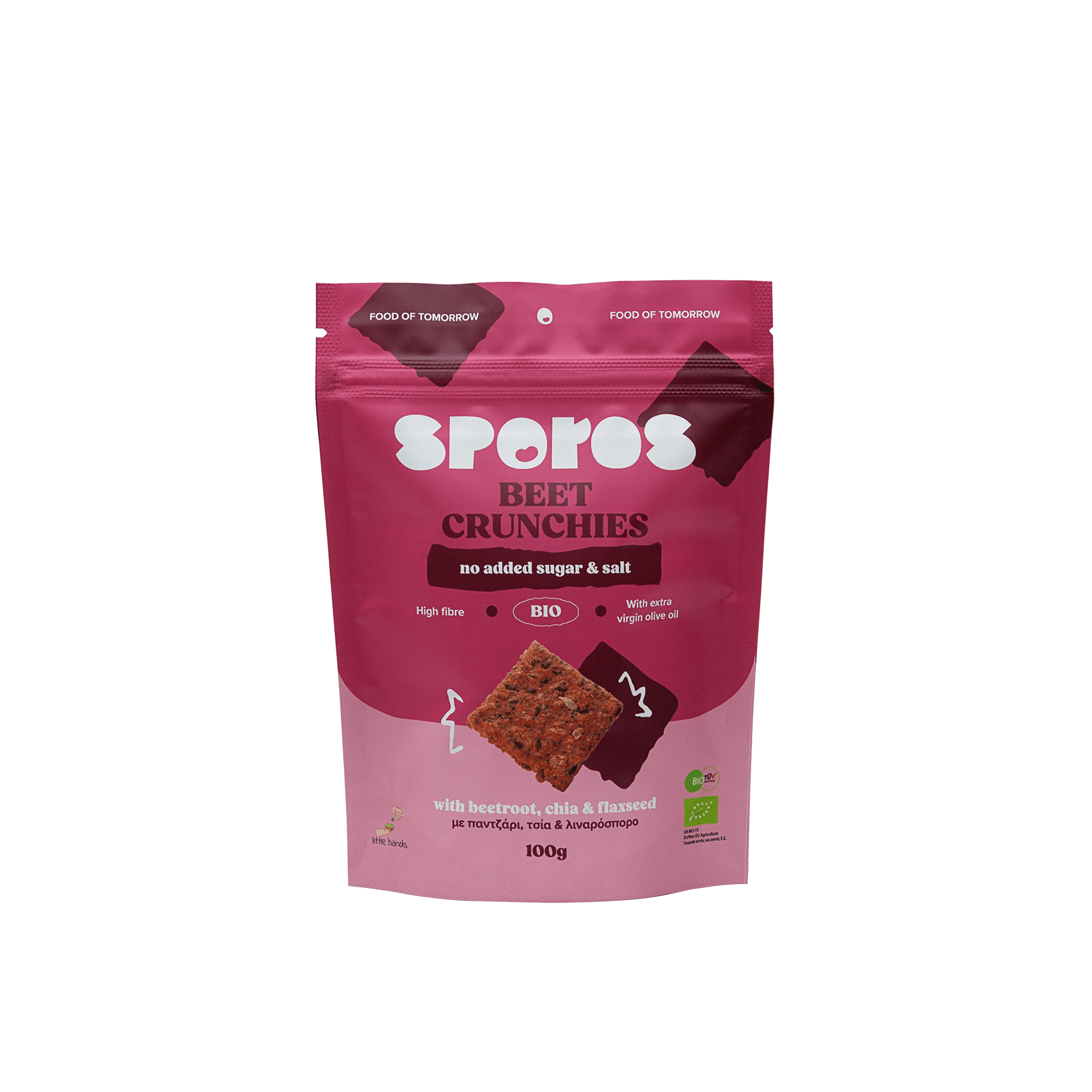 Beet Crunches Bio 100Gr Sporos Meals